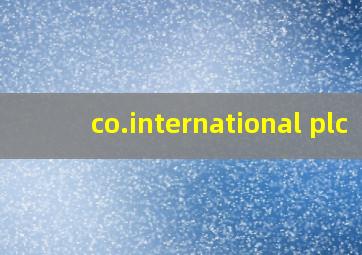 co.international plc